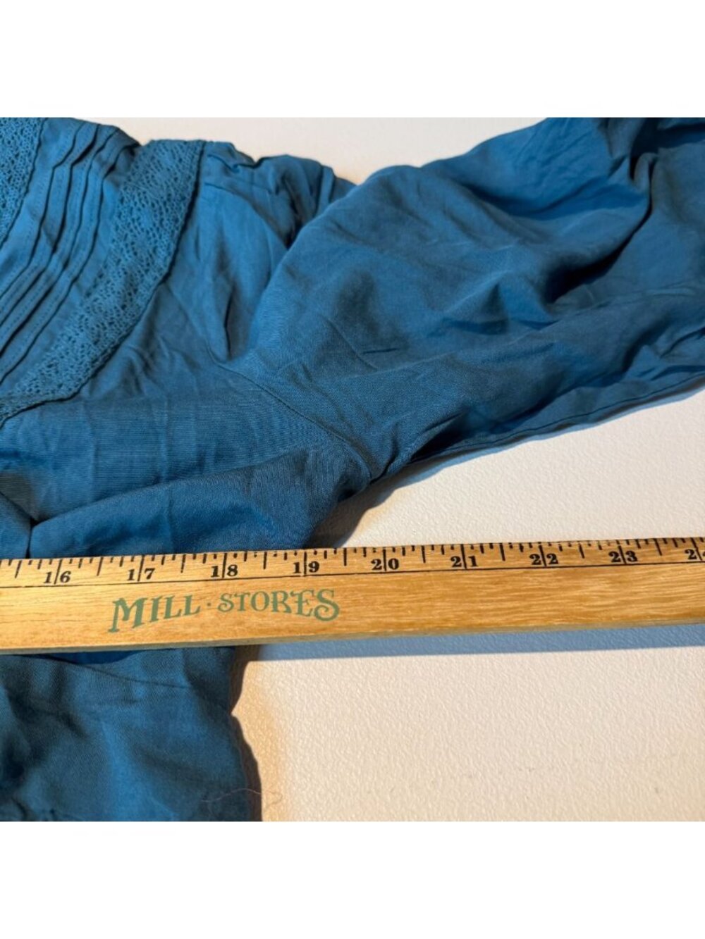 Baltic Born Women M Phillips Maxi Dress Persian Blue V Neck Defined Waist NEW - Picture 7 of 9